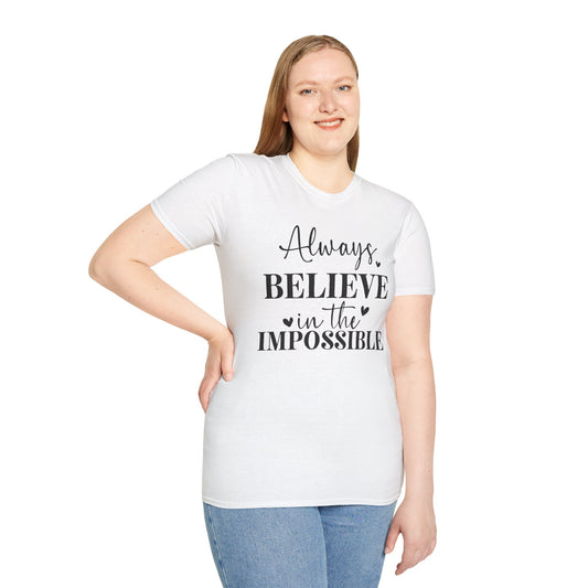 Inspiration Softstyle T-Shirt, Comfortable Tee, Motivational Shirt, Inspirational Clothing, Cozy Graphic Tee, Positive Vibes Top
