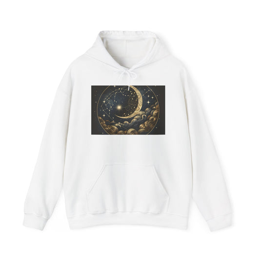 Celestial Hoodie, Cosmic Mystic Sweatshirt, Unisex Pullover, Galaxy Jumper, Space Theme Hoodie, Celestial Clothing